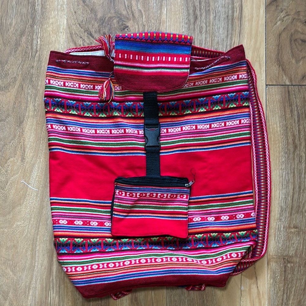⭐️Stylish Red Patterned Women's Bag